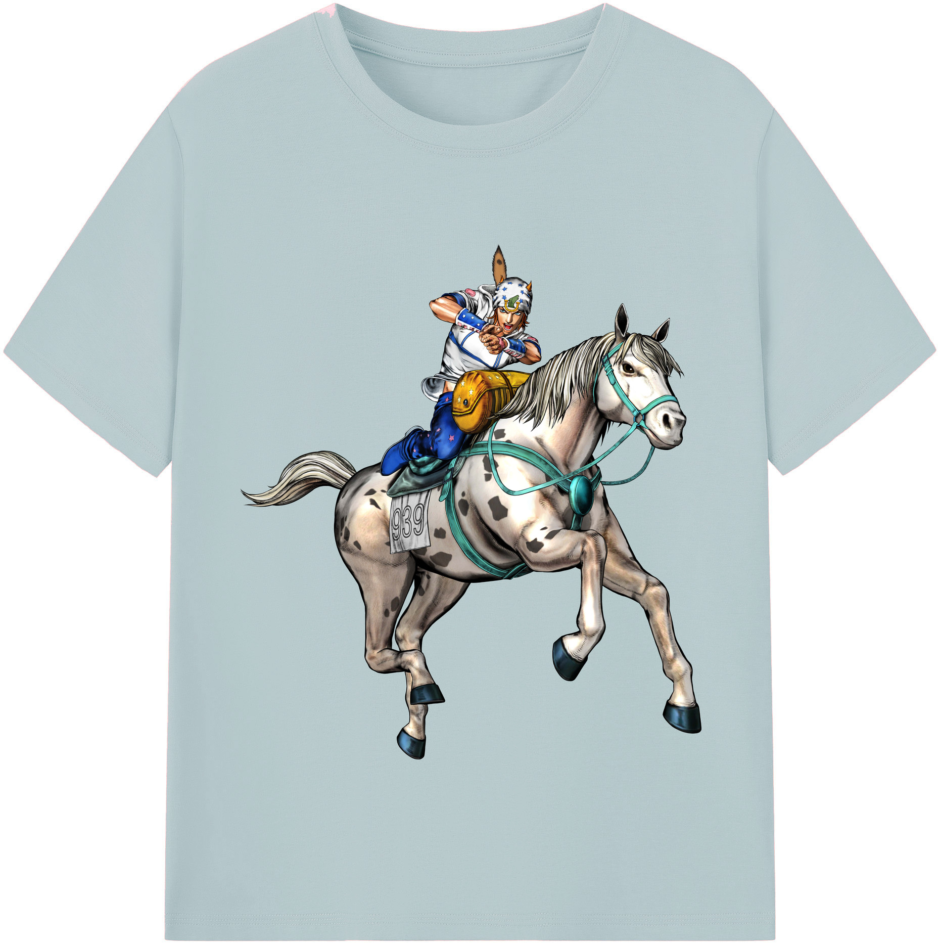 （画像用） ジョジョの奇妙な冒険 ジョナサン?ジョースター JoJo's Bizarre Adventure Jonathan Joestar 綿100％半袖Tシャツ（フロントプリント）